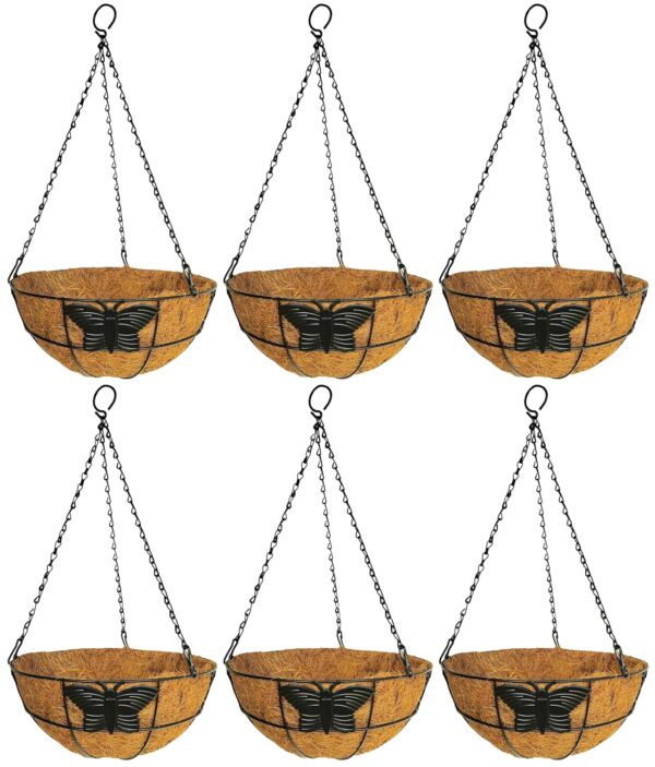 Butterfly coco coir basket
