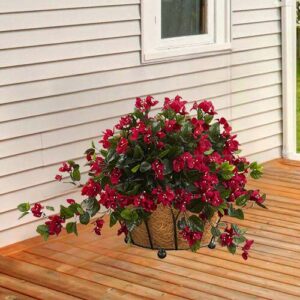 GARDEN DECO Round Floor Basket with Coir Liner (Set of 4)